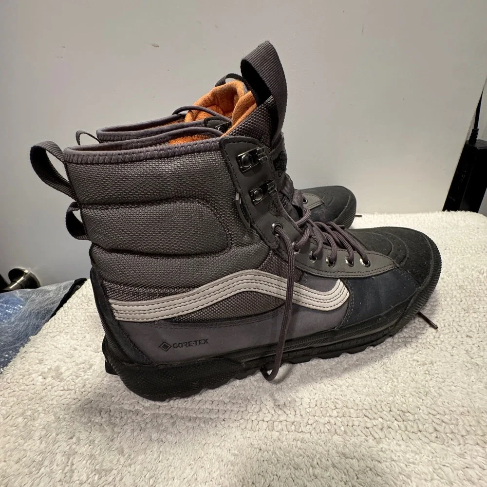 Vans Boots Mens 13 Sk8-Hi GORE-TEX MTE-3 Gray Leather Gorpcore Hiking Shoes